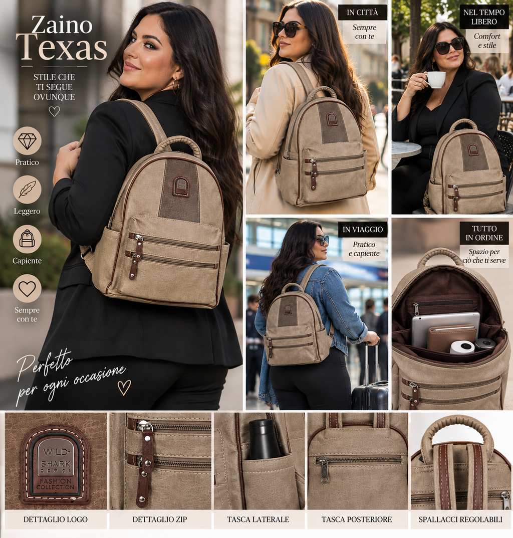 Borsa Zaino Texas